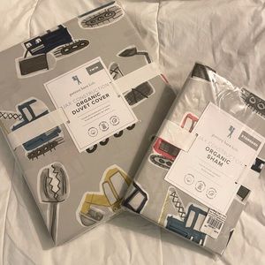 Pottery Barn Kids Jax Construction duvet & sham